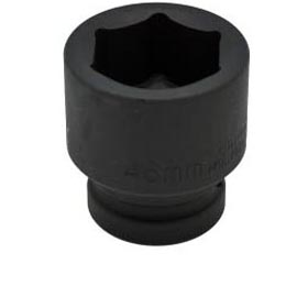 Vaso de impacto American Standard de 6 puntas de 1 pulgada, SAE, métrico.